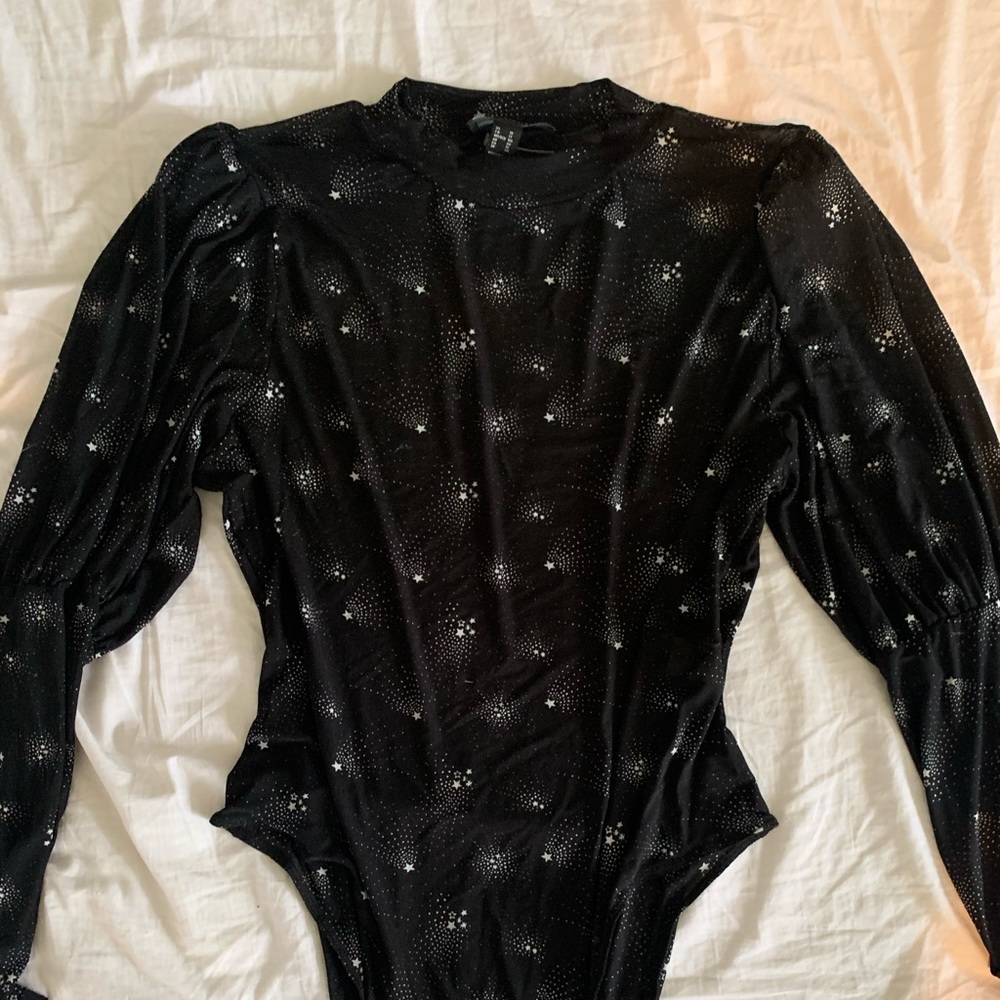 Puff Sleeve Star Bodysuit